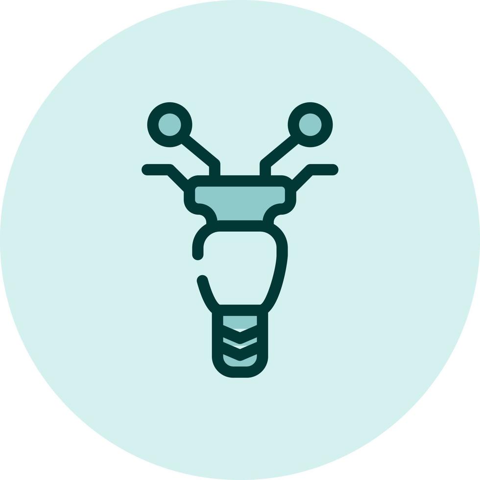 Small moped, illustration, vector on a white background.