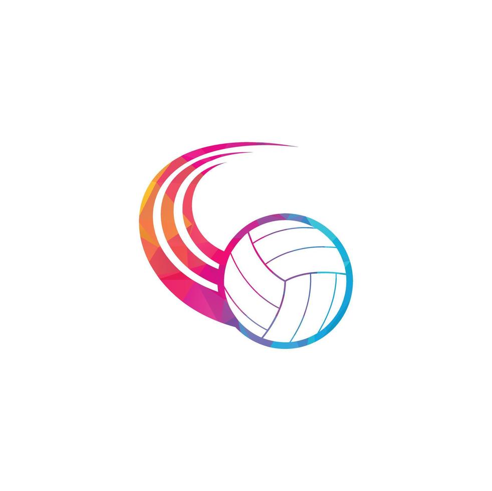 Volleyball logo. Volleyball ball logo design. Volleyball player logo