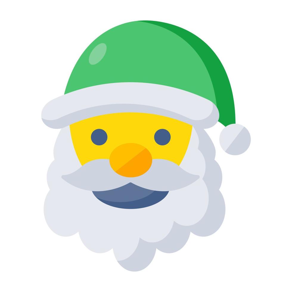 icono de santa claus, vector editable