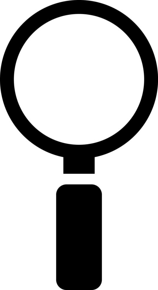 Small magnifier, illustration, vector on a white background