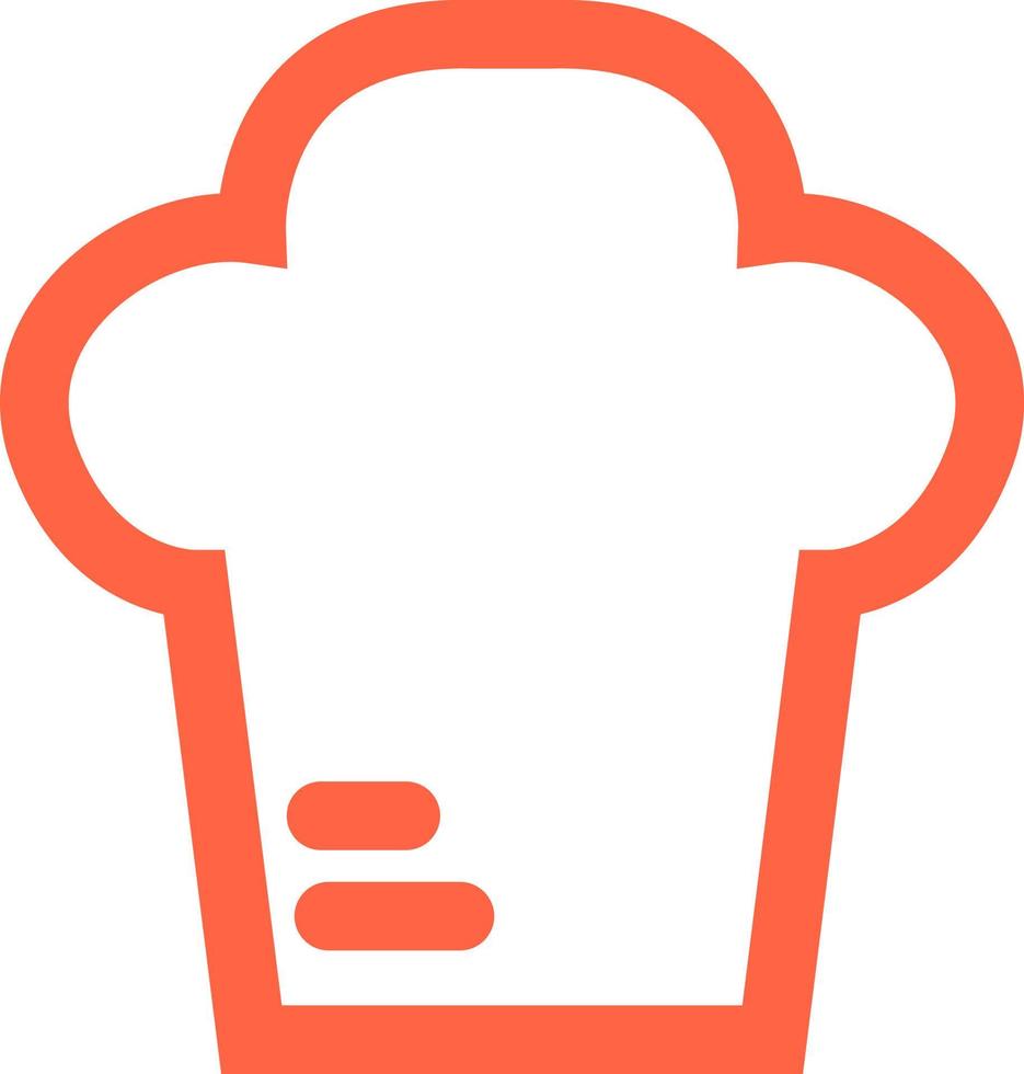 Chefs hat, illustration, on a white background. vector