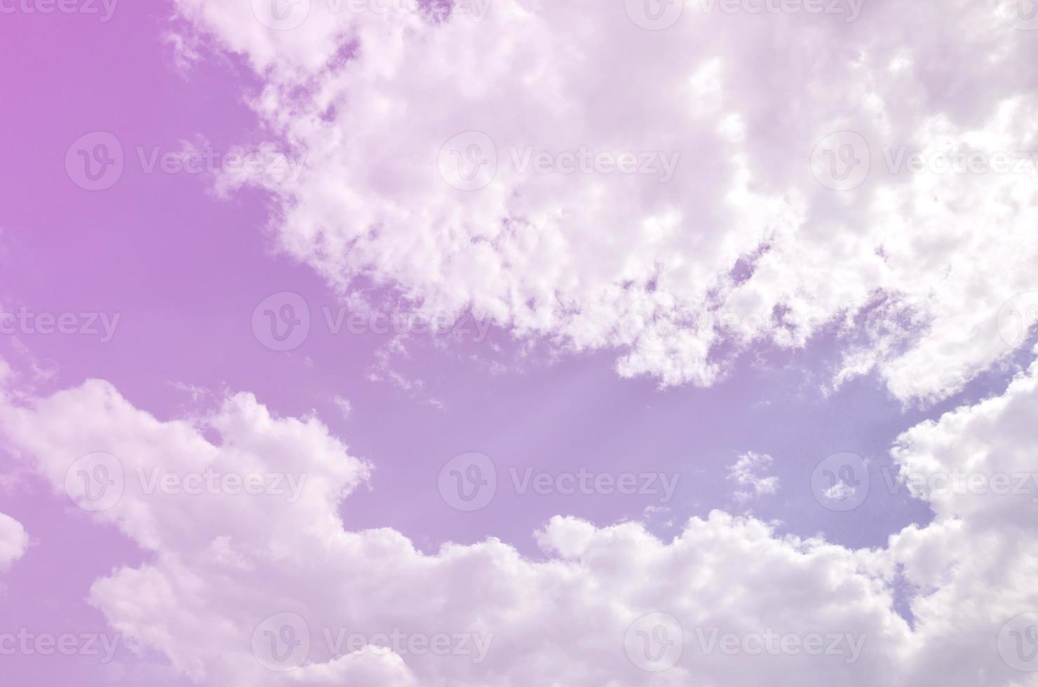 Beautiful blue sky background template with some space for input text message below isolated on blue photo