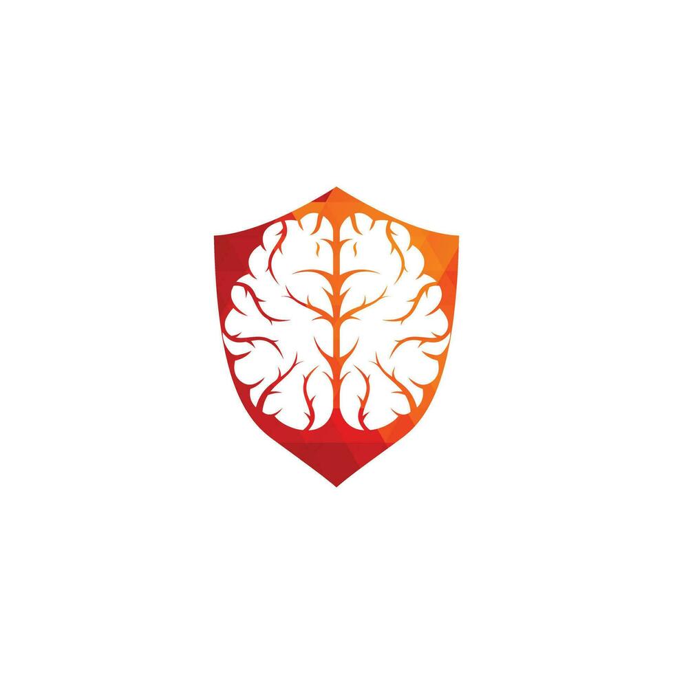 Creative brain logo design. Brainstorm power thinking brain Logotype icon vector