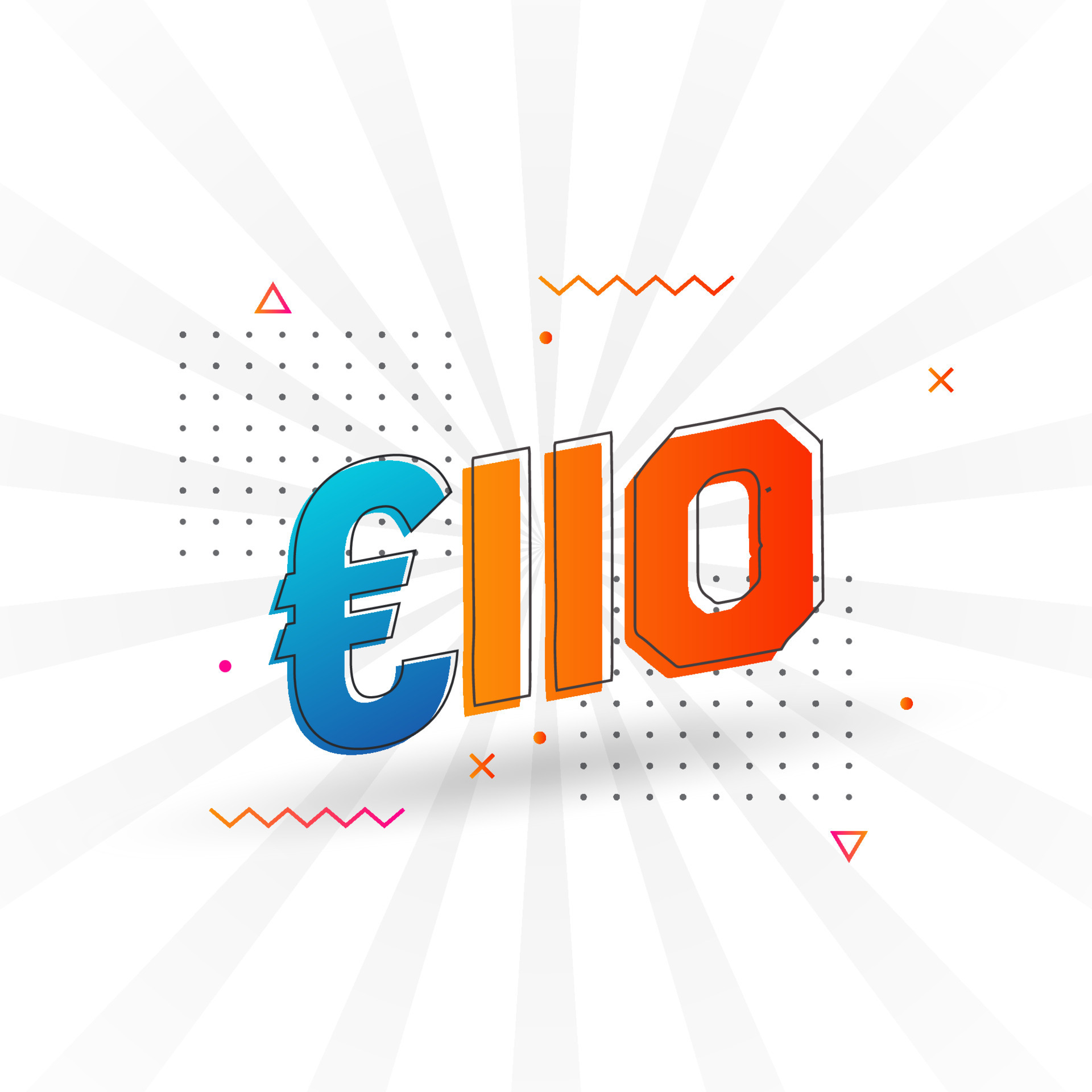 110-euro-currency-vector-text-symbol-110-euro-european-union-money