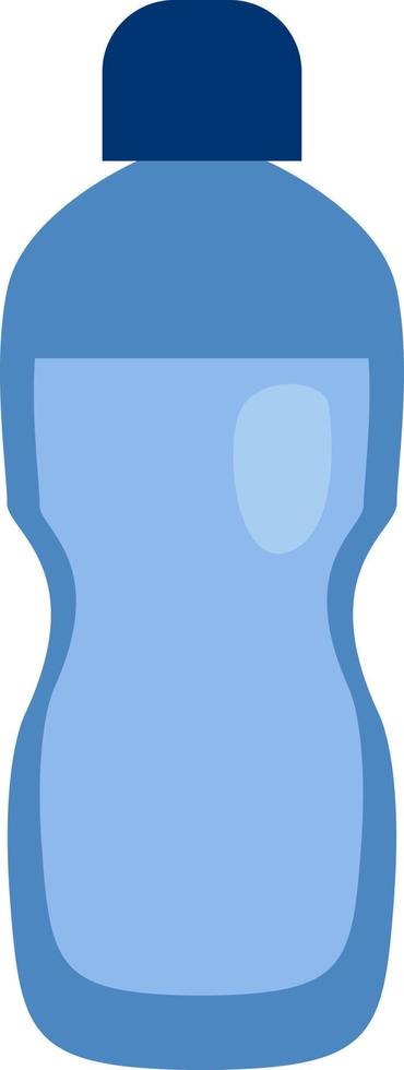 Water bottle, illustration, vector, on a white background. vector
