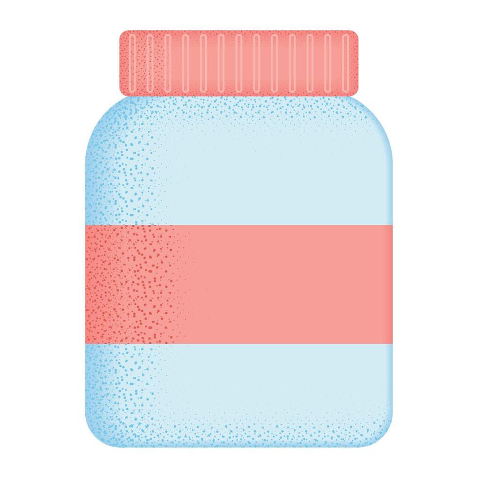 pink bottle medicine drugs vector