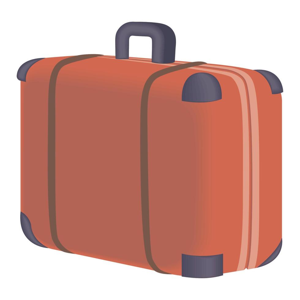 travel suitcase accessory vector