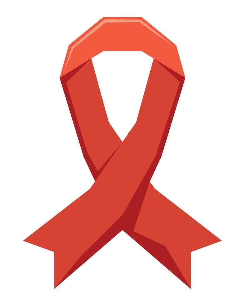 world AIDS day ribbon vector