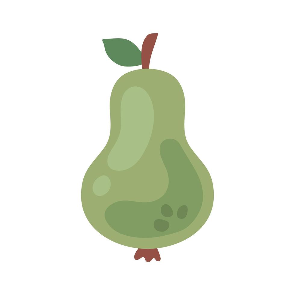 pear fresh fruit healthy vector