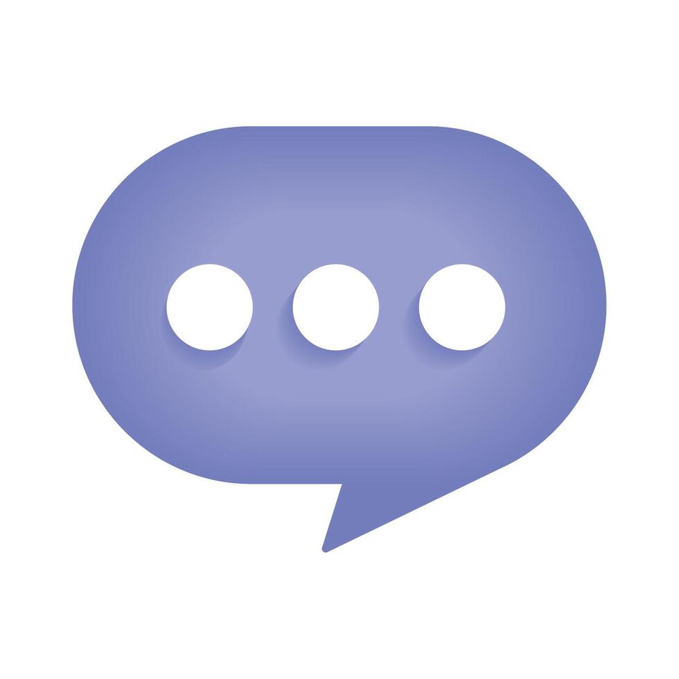 speech bubble message vector