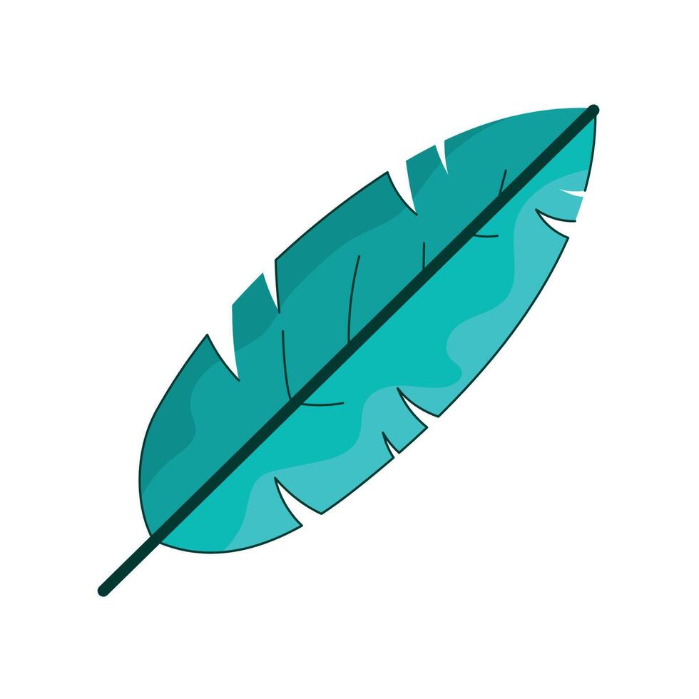 palm leaf plant foliage vector