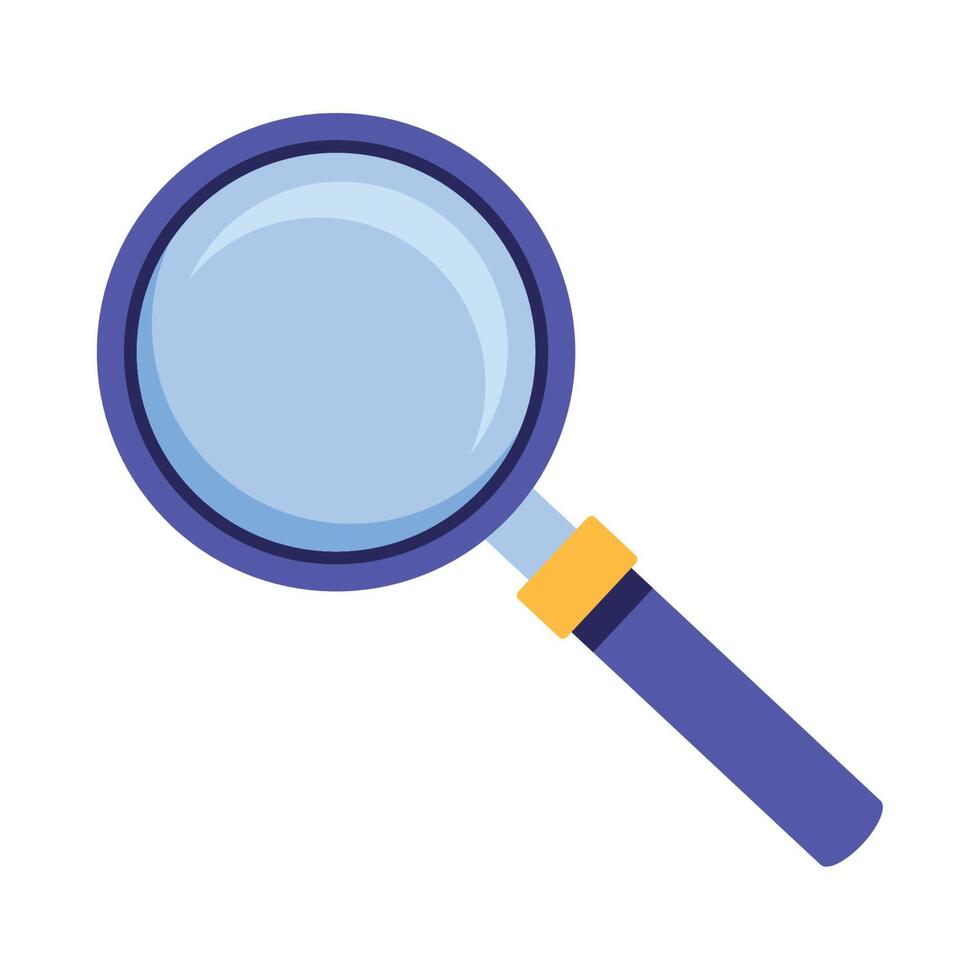 magnifying glass search vector