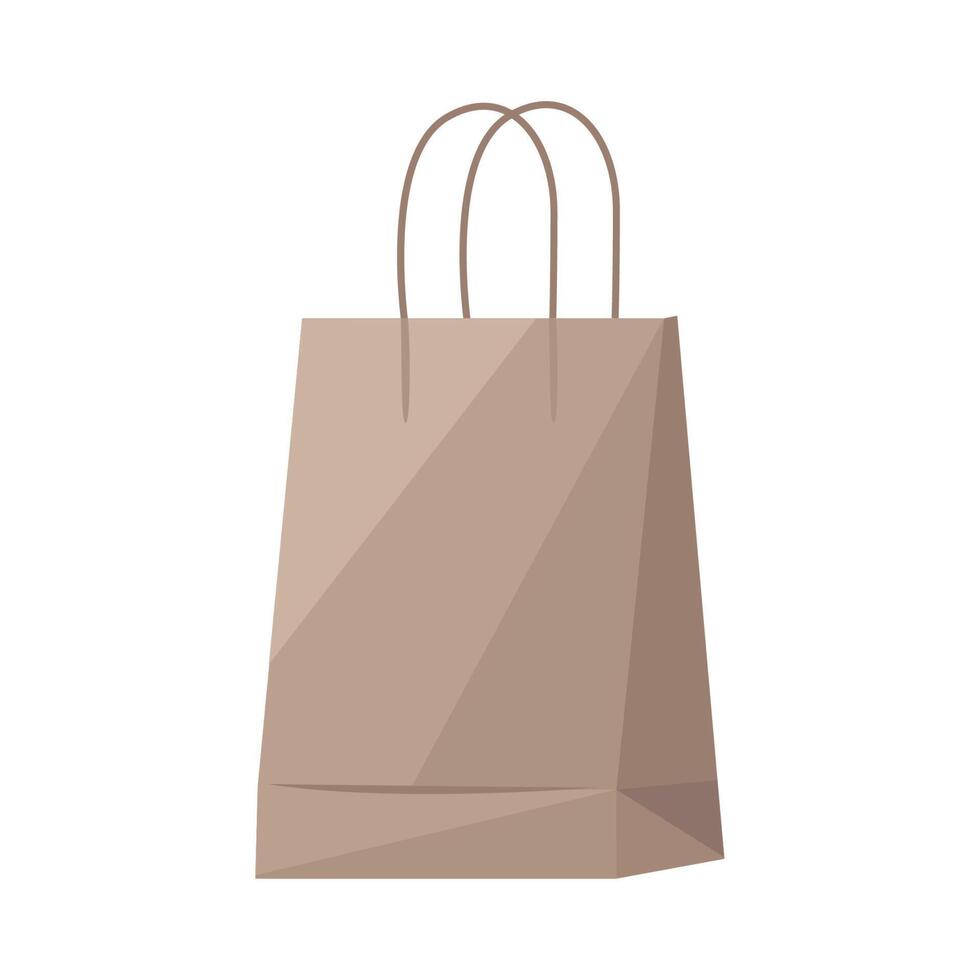 shopping bag eco pack vector