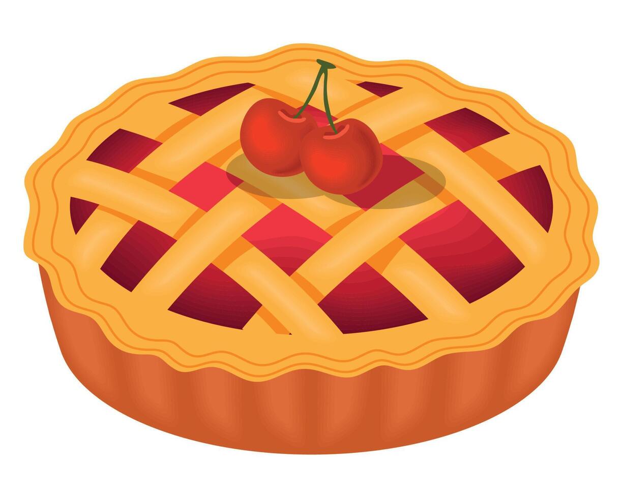 thanksgiving sweet pie vector