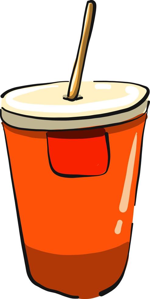 Coffee cup,illustration,vector on white background vector