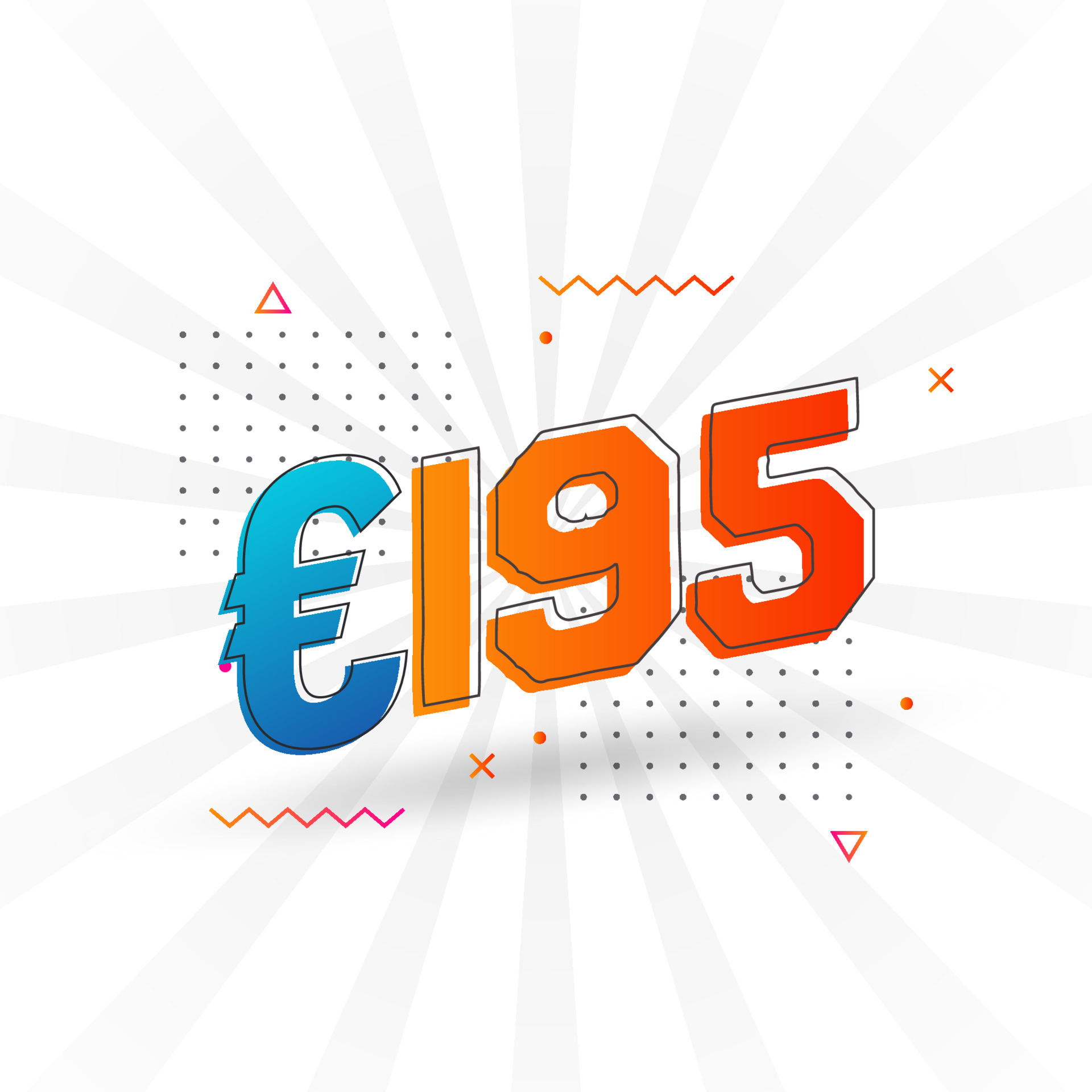 S mbolo De Texto Vectorial De Moneda De 195 Euros 195 Euro Vector De s-mbolo-de-texto-vectorial-de-moneda-de-195-euros-195-euro-vector-de