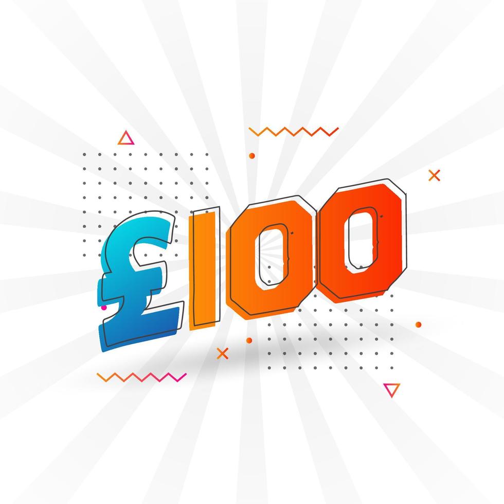 100 Pound Currency Vector Text Symbol 100 British Pound Money Stock 100-pound-currency-vector-text-symbol-100-british-pound-money-stock