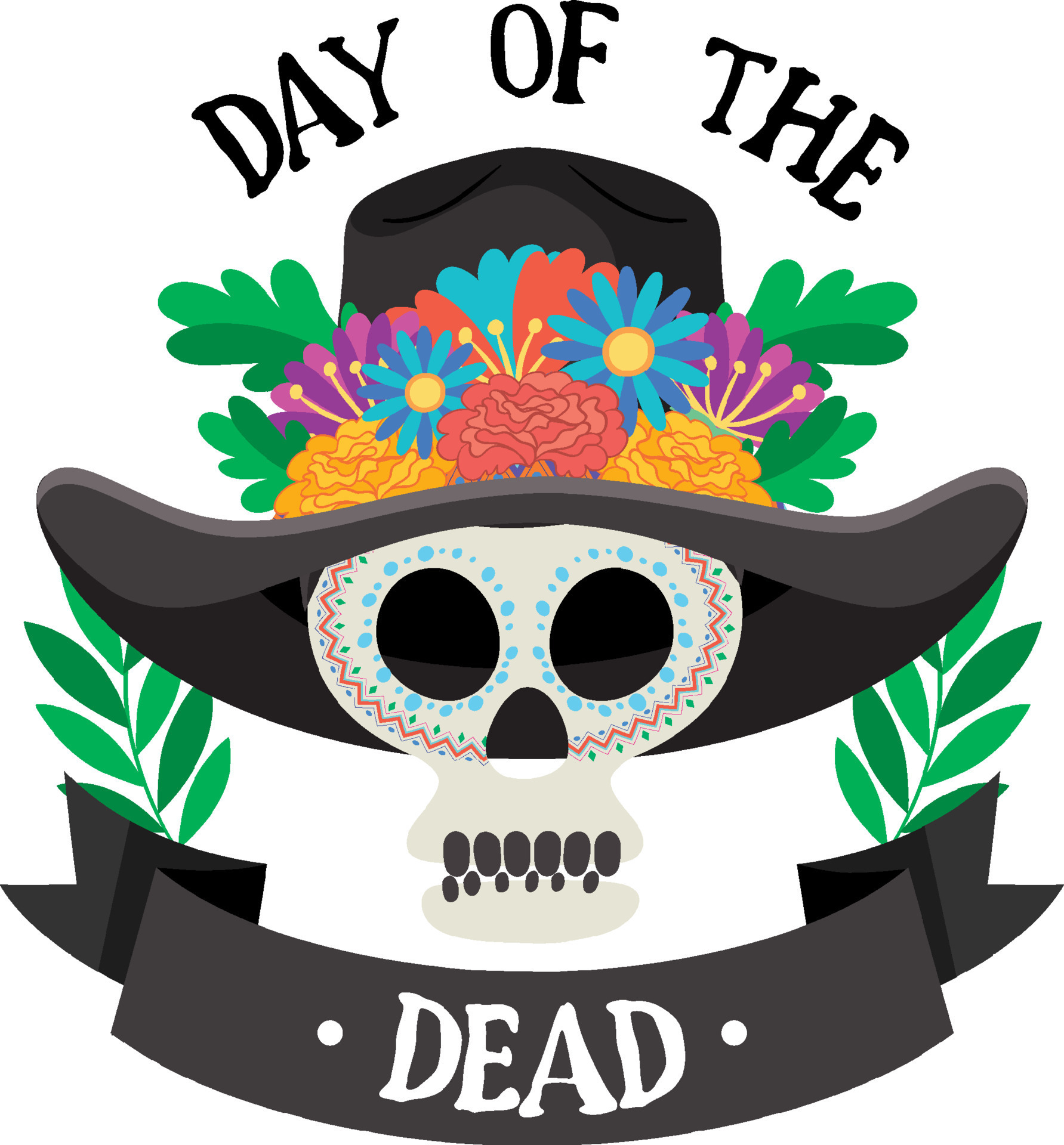 Day of the Dead banner design 13910170 Vector Art at Vecteezy