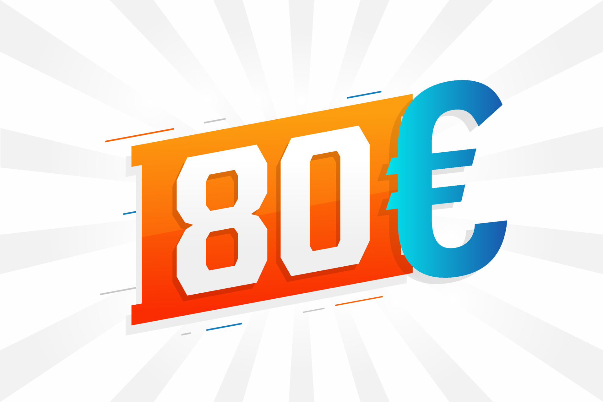 80 Euro Currency Vector Text Symbol 80 Euro European Union Money Stock 80-euro-currency-vector-text-symbol-80-euro-european-union-money-stock
