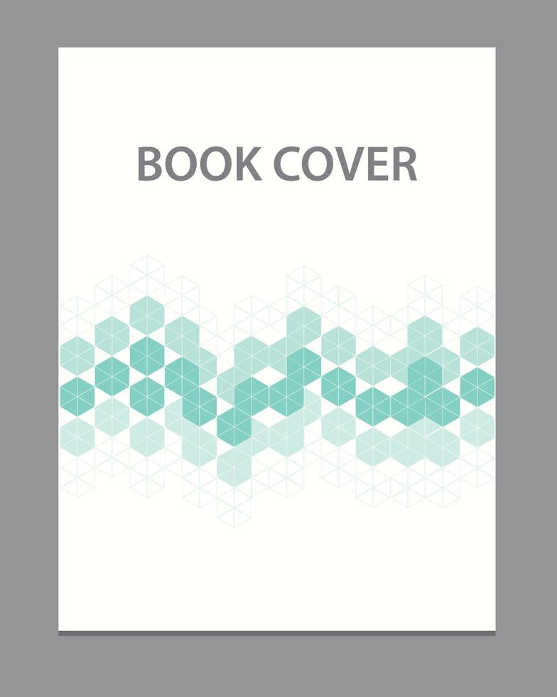 abstract cover design background template for book business brochure flyer and magazine vector