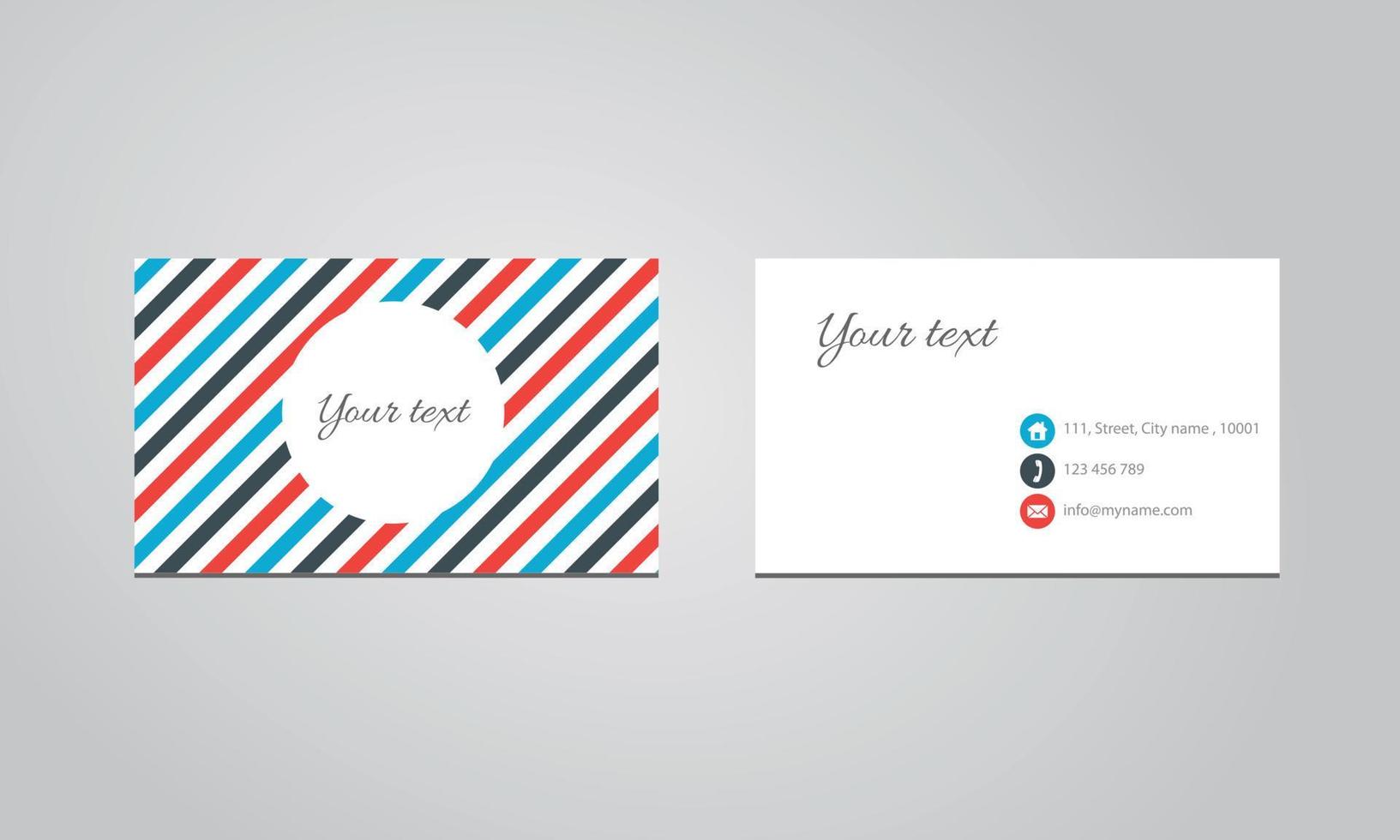 Abstract business cards Design background Template vector