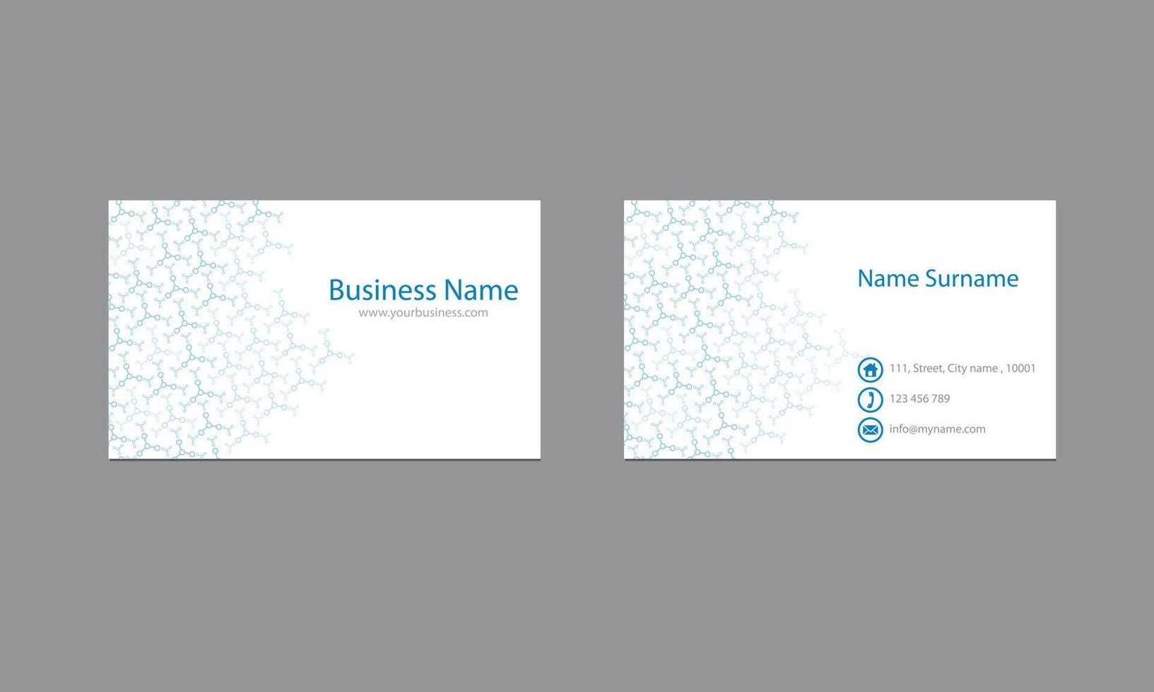 Abstract business cards Design background Template vector