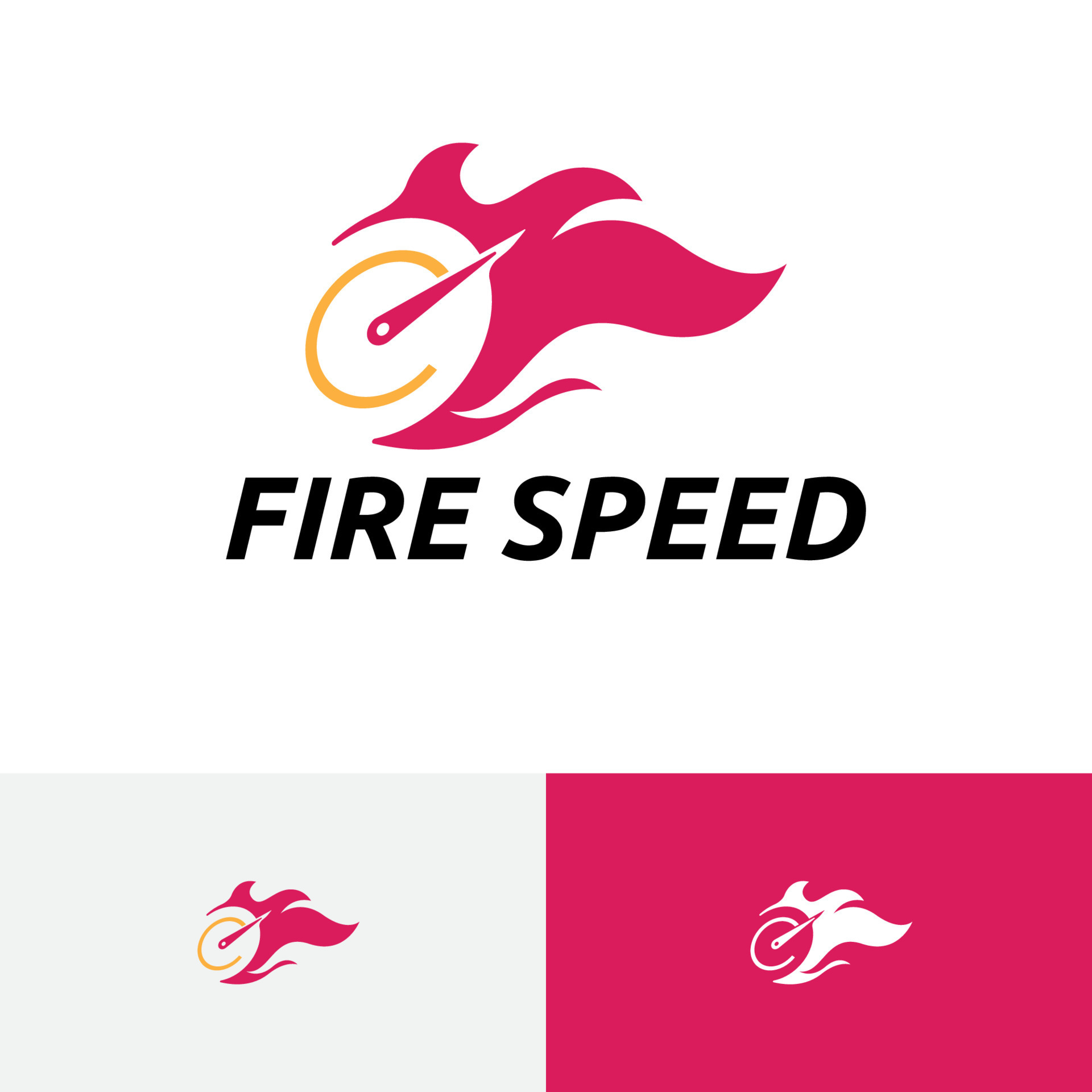 Fire Speed Flame Fast Rapid Hot Burn Auto Logo 13911619 Vector Art at