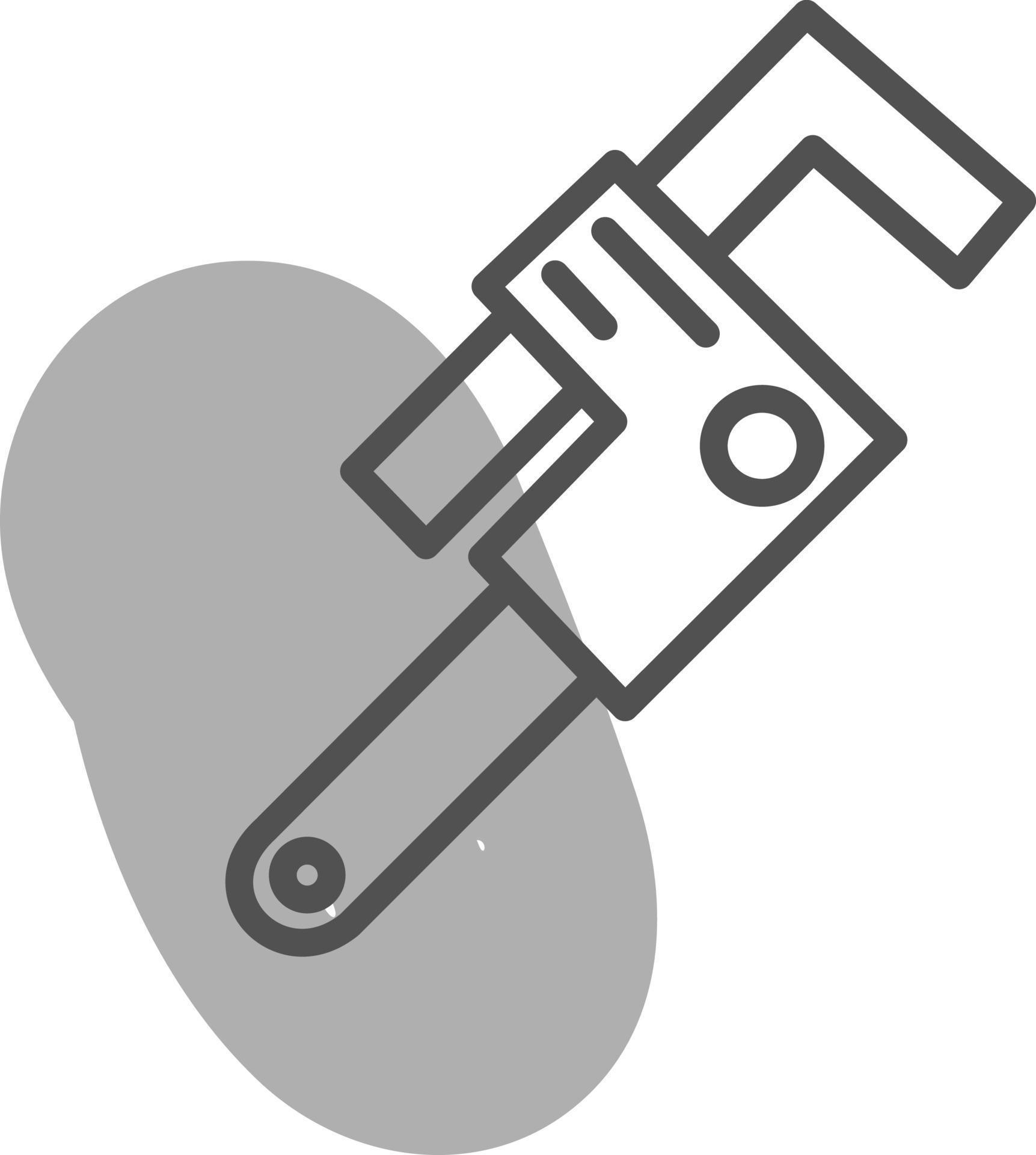 Construction manometer, illustration, vector, on a white background
