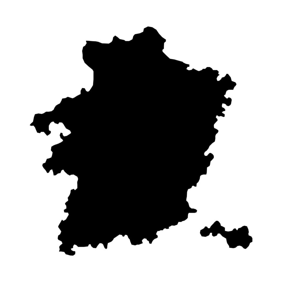 mapa de la provincia de limburgo, provincias de bélgica. ilustración vectorial vector