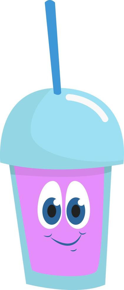 Fresh juice, illustration, vector on white background
