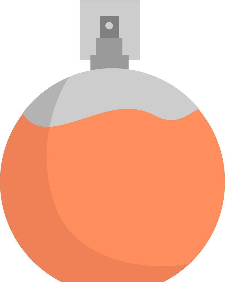Eau de toilette, illustration, vector on white background.