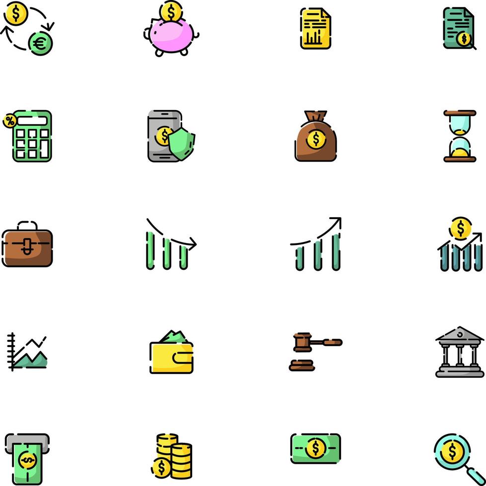 Bank marketing, illustration, vector on a white background.