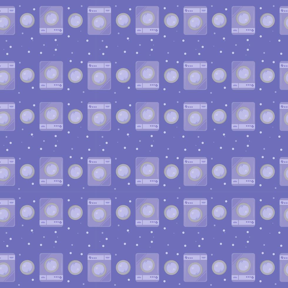 Washer pattern, illustration, vector on white background.