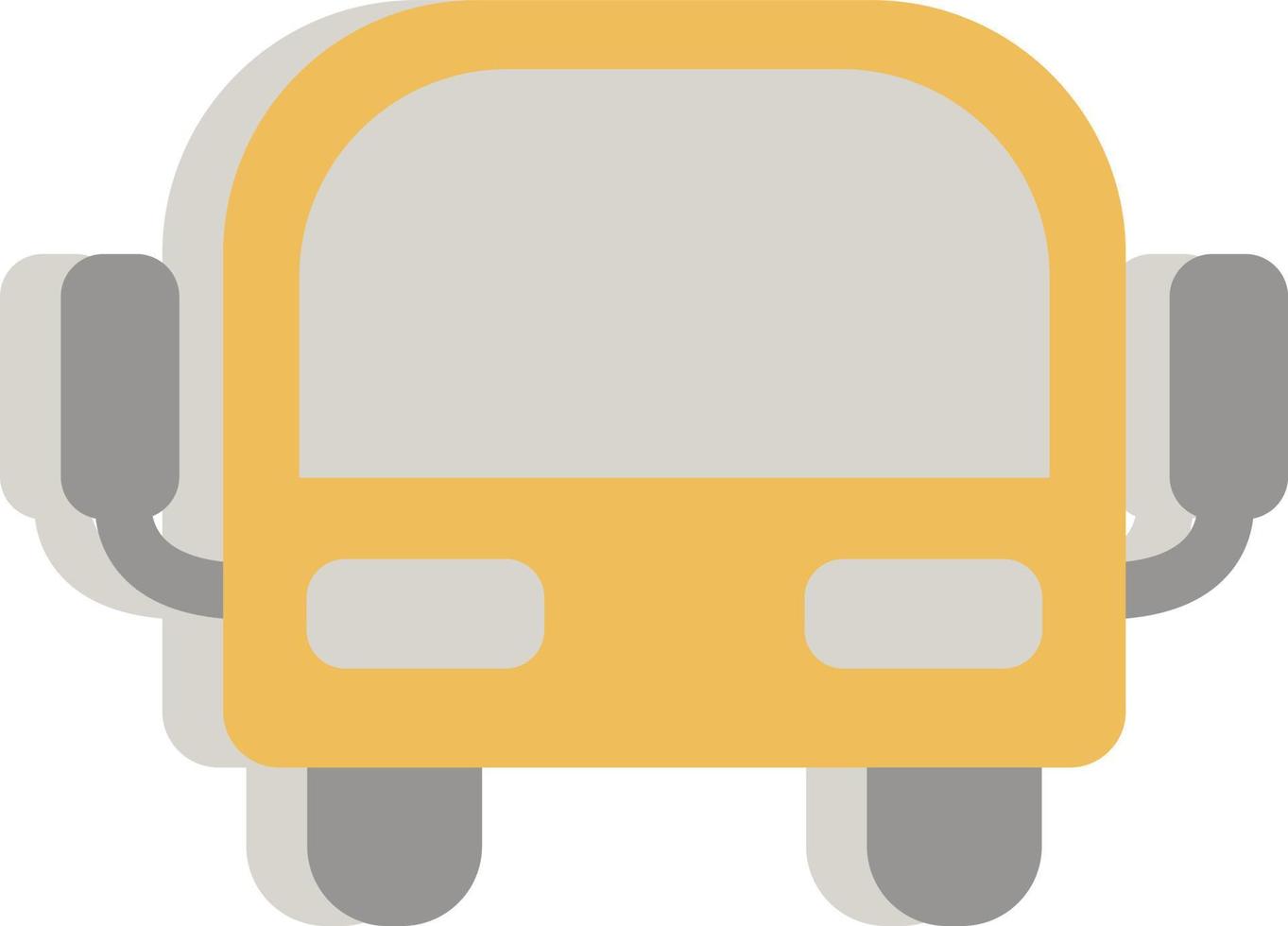 City bus, illustration, vector on a white background.