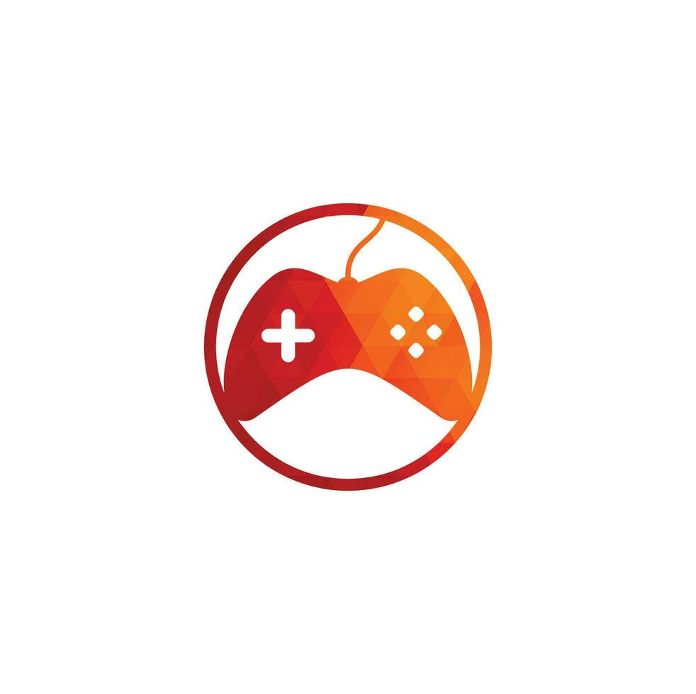 plantilla de diseño de logotipo de juego. logotipo del icono del juego de palos. vector