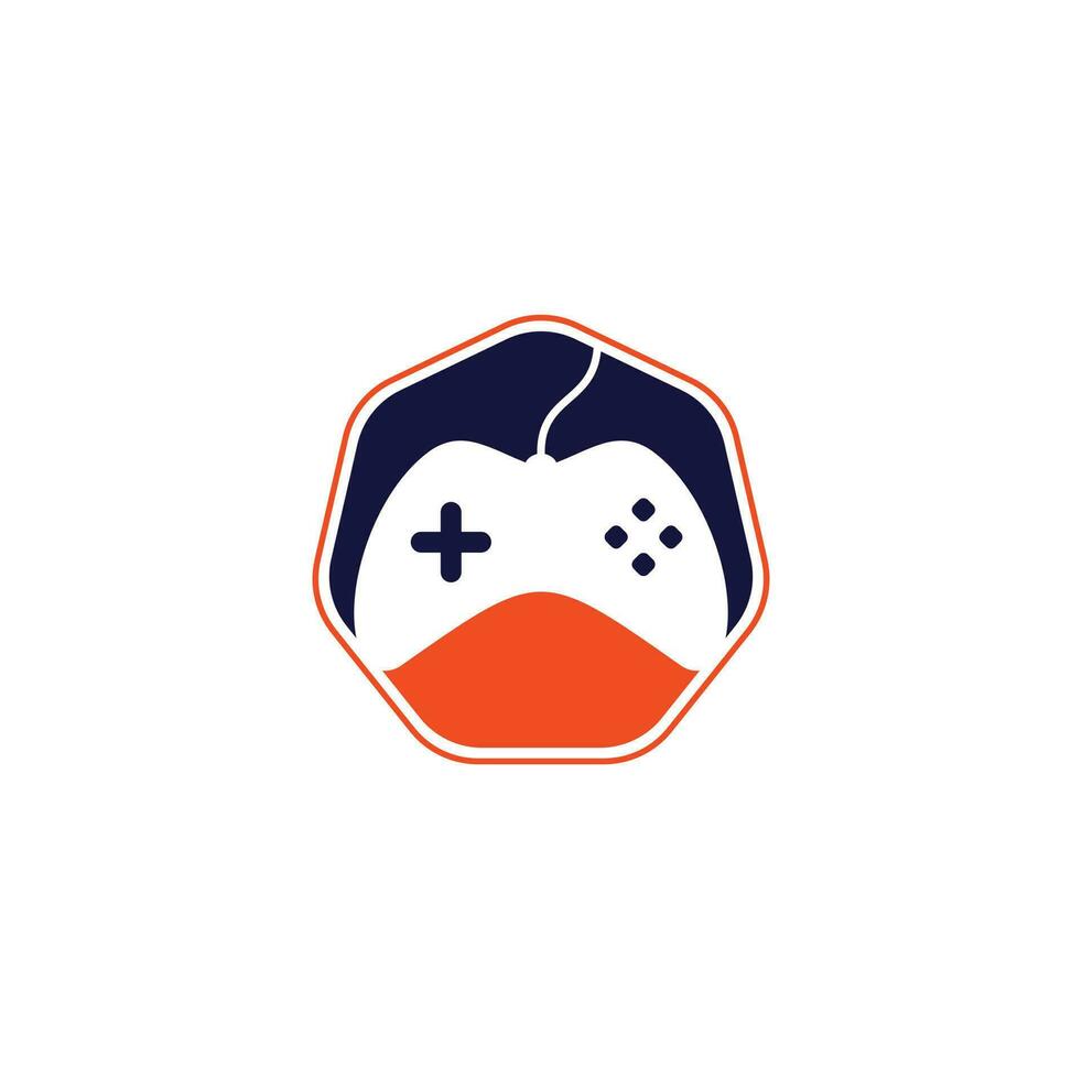 plantilla de diseño de logotipo de juego. logotipo del icono del juego de palos. vector