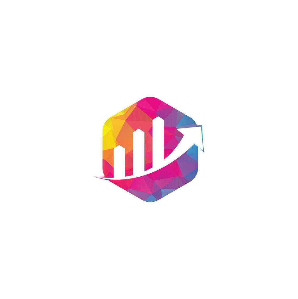 Business Finance Logo template vector icon design. Finance logo. Economy finance chart bar business productivity logo icon.