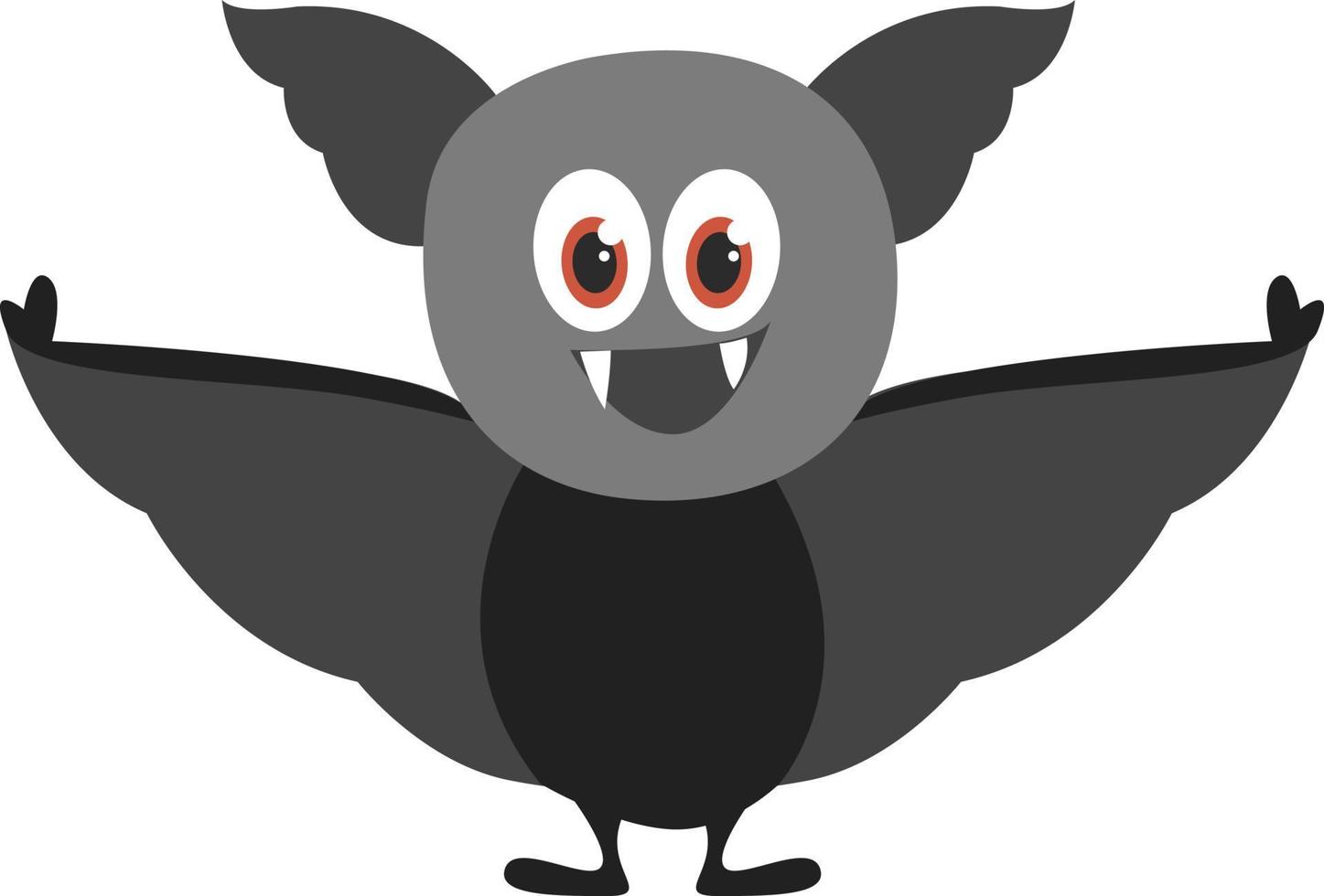 Little vampire, illustration, vector on white background
