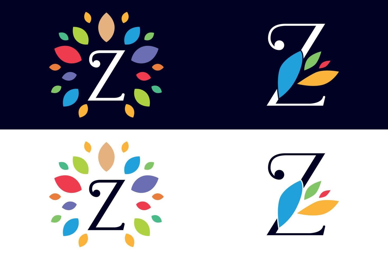 diseño de logotipo letra z arte vectorial vector