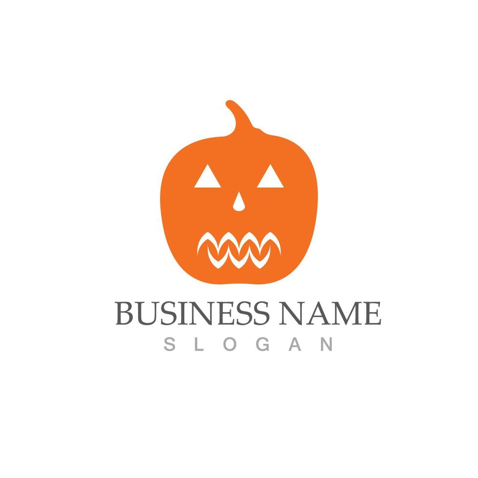 icono de ilustración de vector de logotipo de halloween