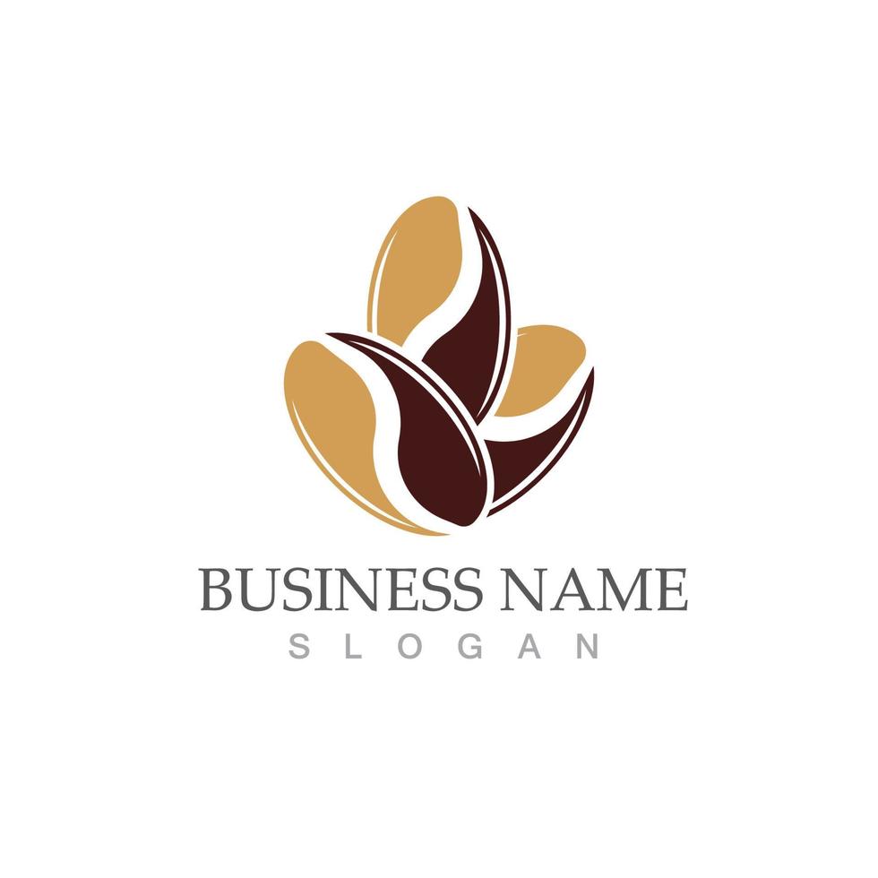 coffee bean icon vector