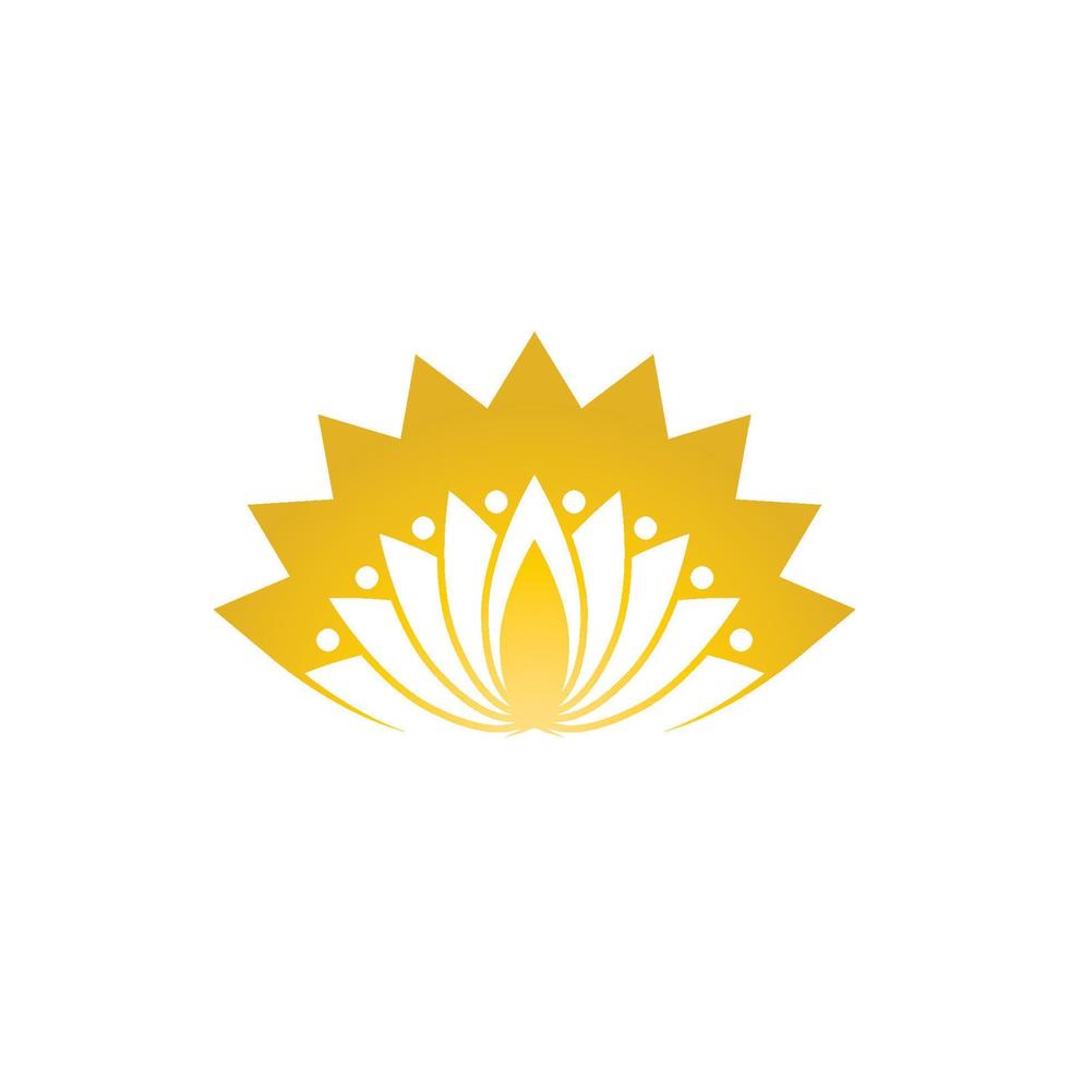 Beauty vector lotus icon
