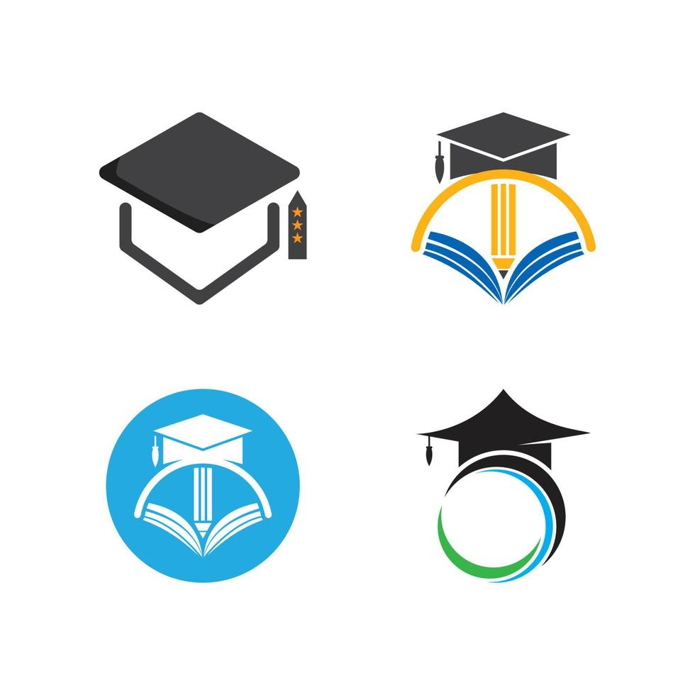 Education logo template vector