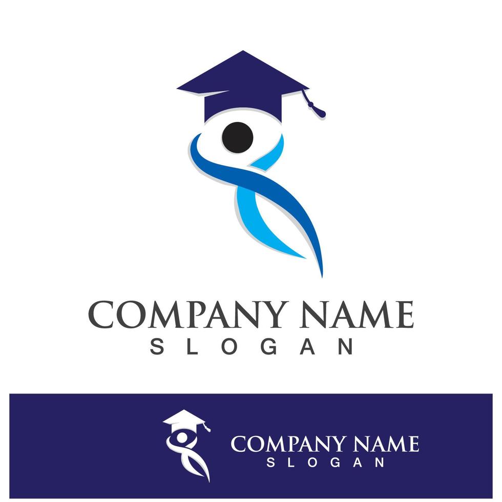 Education logo template vector