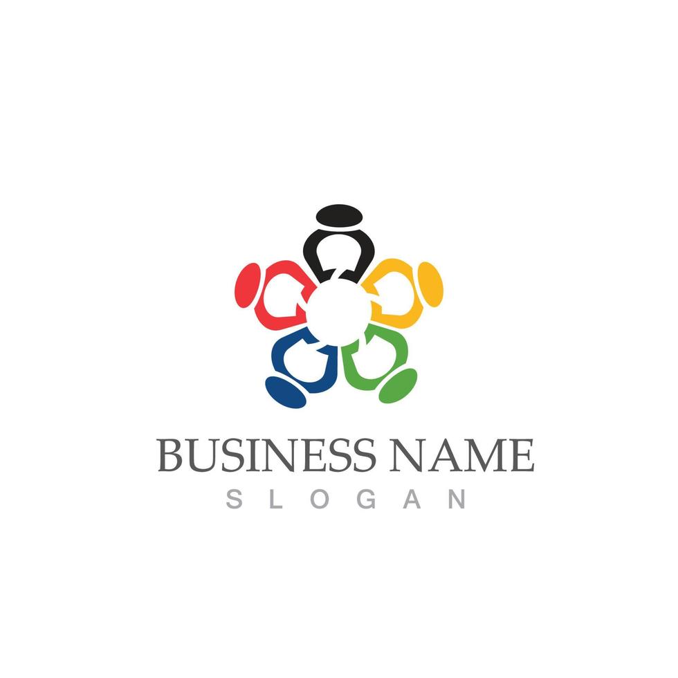 Community, network and social icon vector
