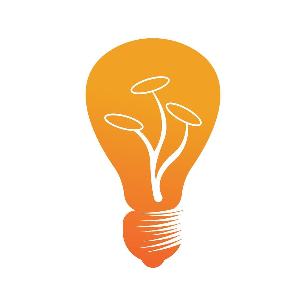 light bulb symbol icon vector