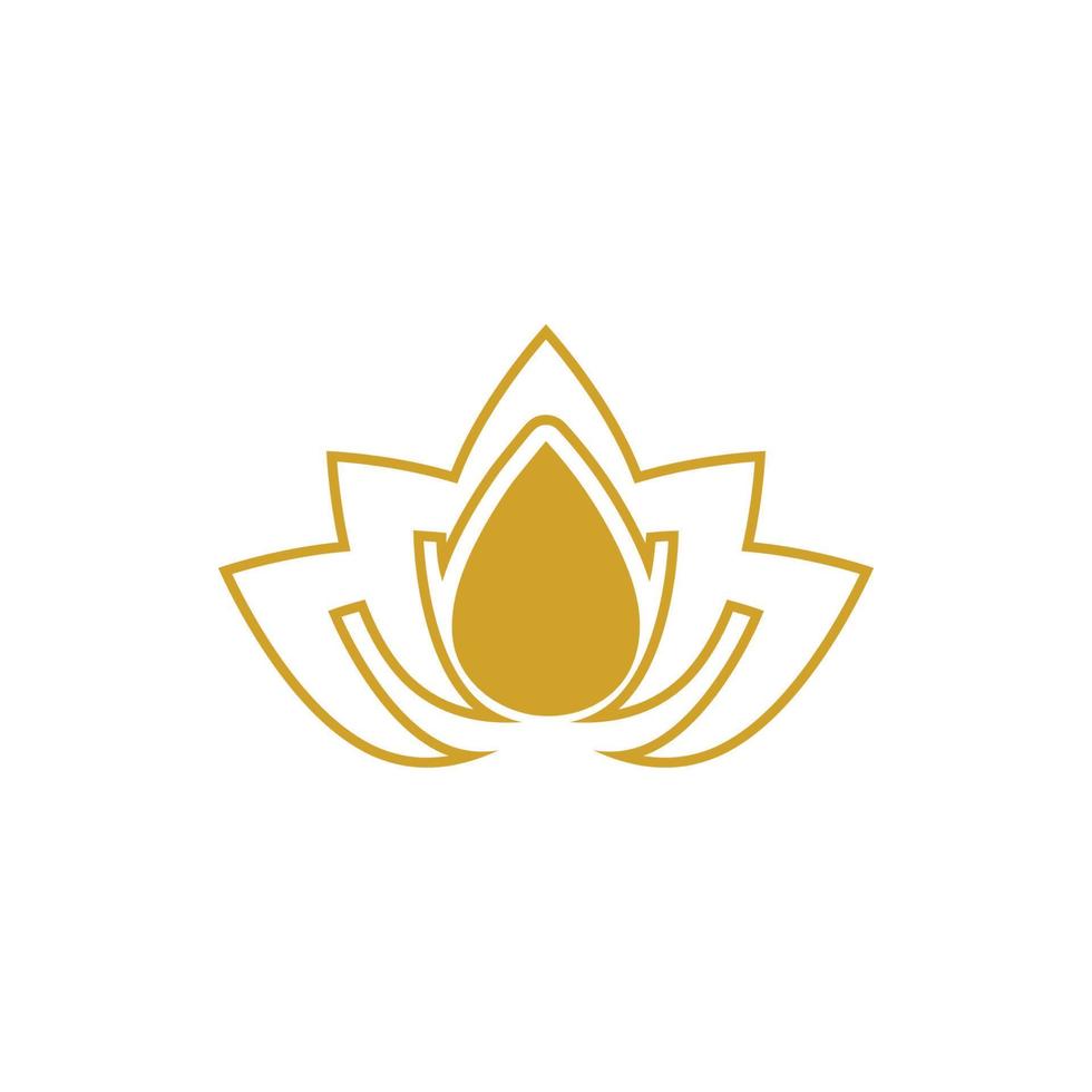 Beauty vector lotus icon