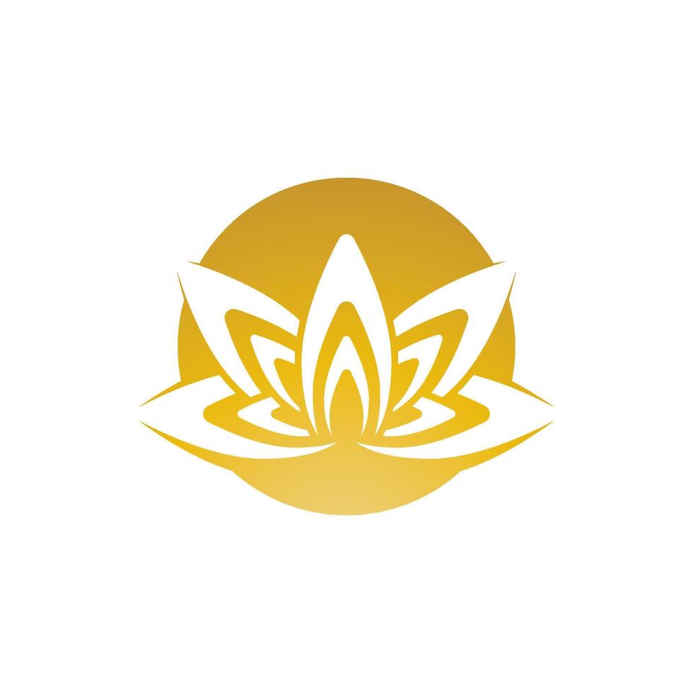 Beauty vector lotus icon