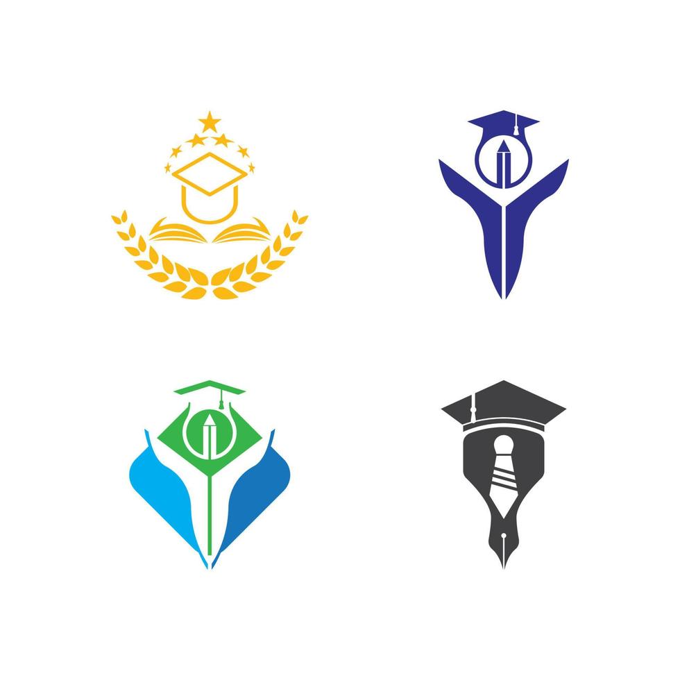 Education logo template vector