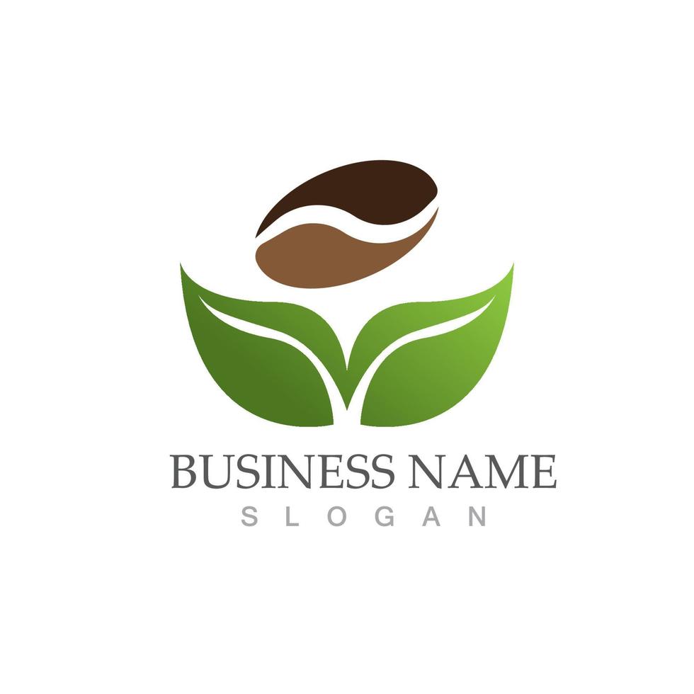coffee bean icon vector